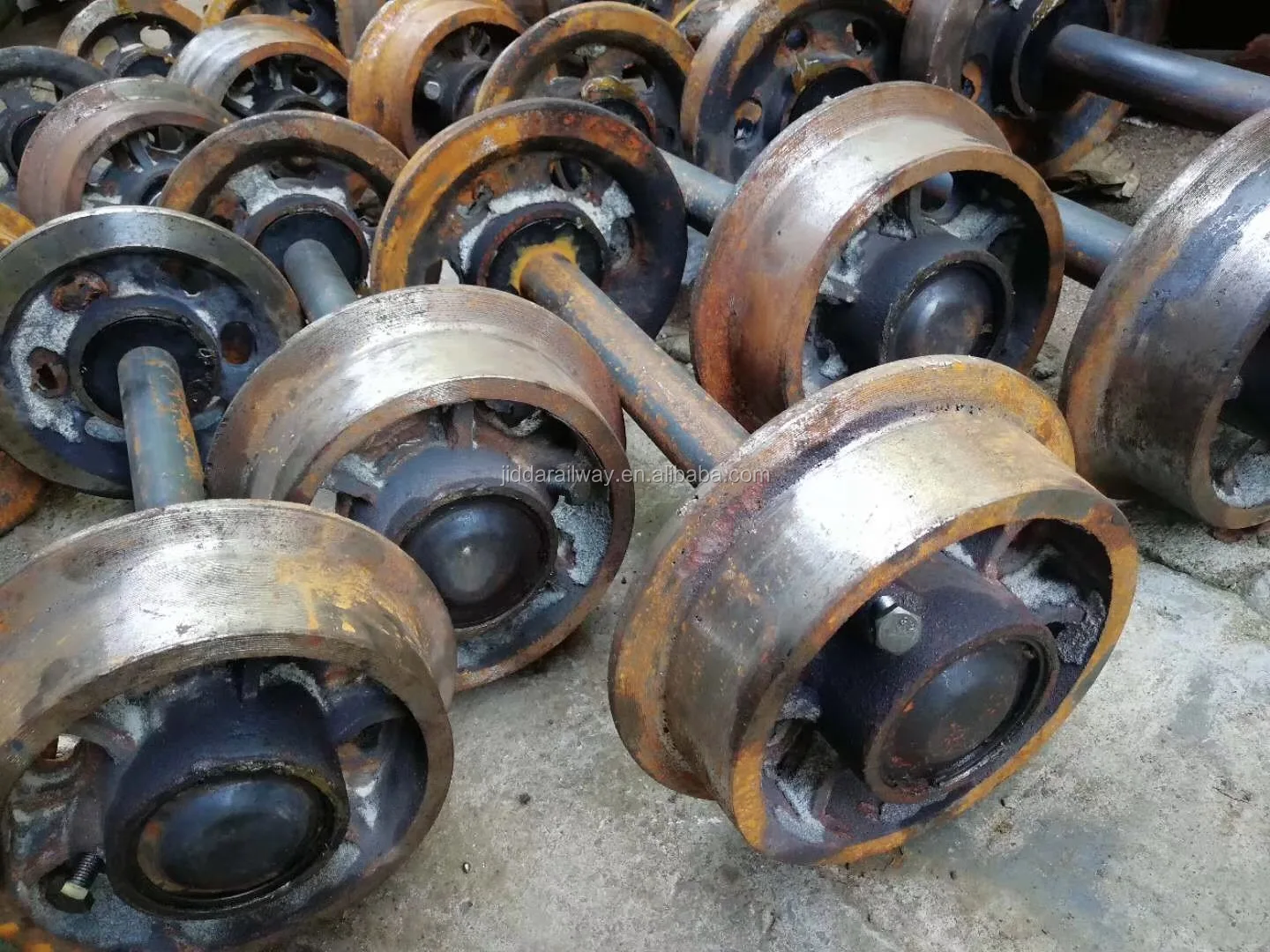 2019 hot sell cast iron ore mining cart wheel set